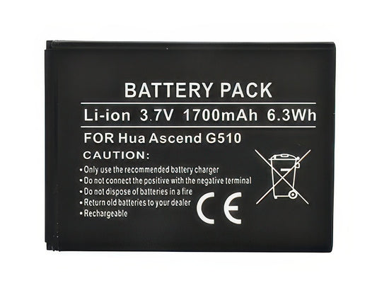 Batteria Litio 1700 mAh slim per Huawei Ascend G525