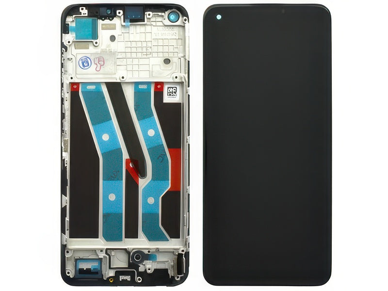 Lcd + Touch Screen + Frame Nero per realme 10