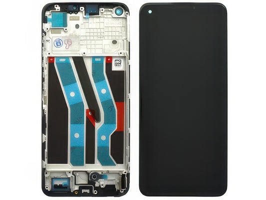 Lcd + Touch Screen + Frame Nero per realme 10