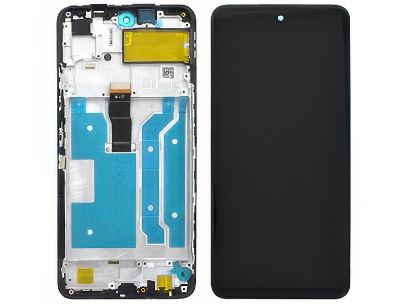 Lcd + Touchscreen + Frame Nero per Huawei P Smart 2021