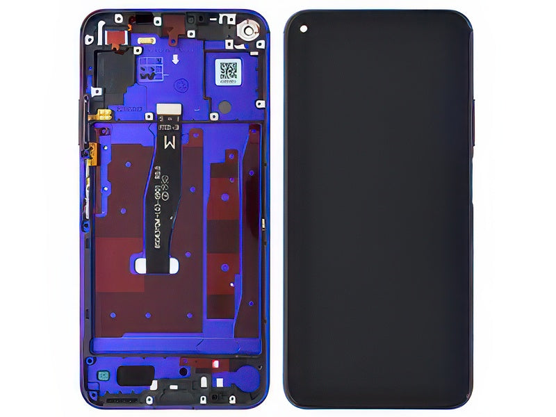 Lcd + Touchscreen + Frame + Tasto Volume Viola per Huawei Nova 5T