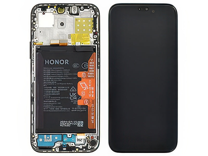Lcd + Touch Screen + Frame + Batteria Midnight Nero per Honor X8b