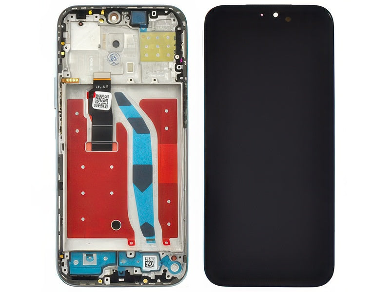 Lcd + Touch Screen + Frame + Tasti Volume Starry Blu per Honor 200 Lite