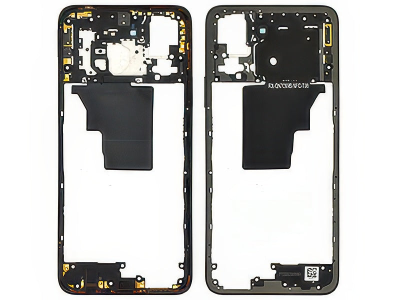 Cover Posteriore + Tasto Volume + Antenna NFC Midnight Nero per Honor X7c 5G