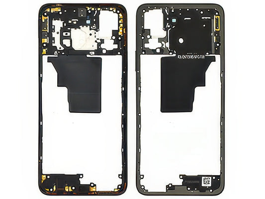 Cover Posteriore + Tasto Volume + Antenna NFC Midnight Nero per Honor X7c 5G