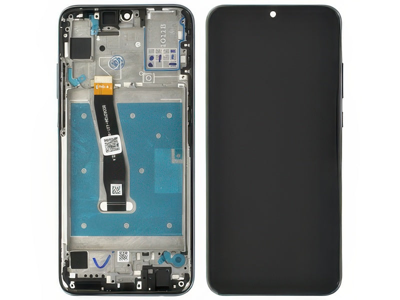 Lcd + Touchscreen + Frame + Tasti Laterali Nero per Honor 20E