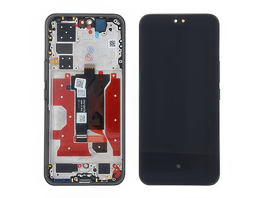 Lcd + Touch Screen + Frame + Tasti Laterali Midnight Nero per Honor 400 Pro 5G - Compatibile