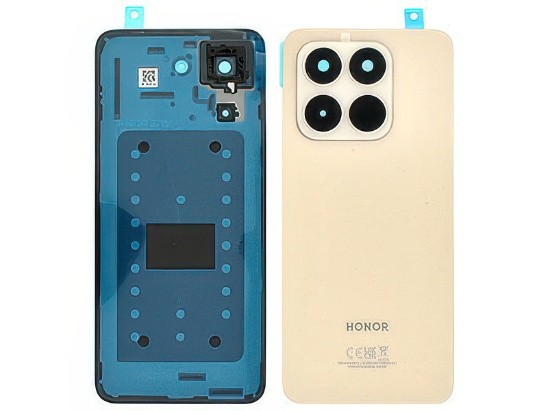 Cover Batteria + Vetrino Camera + Adesivo Desert Oro per Honor 400 Smart 5G