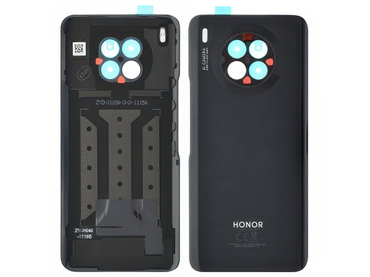 Cover Batteria + Adesivi Midnight Nero per Honor 50 Lite