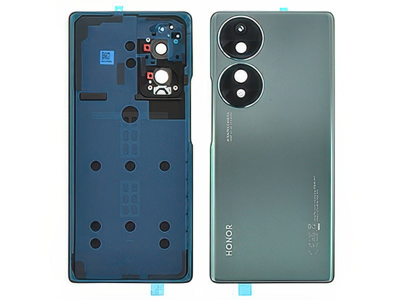 Cover Batteria + Vetrino Camera + Adesivo Emerald Verde per Honor 70
