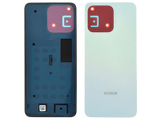 Cover Batteria + Adesivi Titanium Silver per Honor 70 Lite