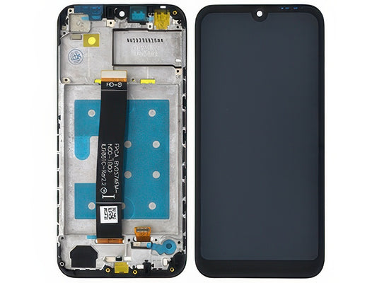 Lcd + Touchscreen + Frame + Tasti Laterali + Front Camera Nero per Honor 8S