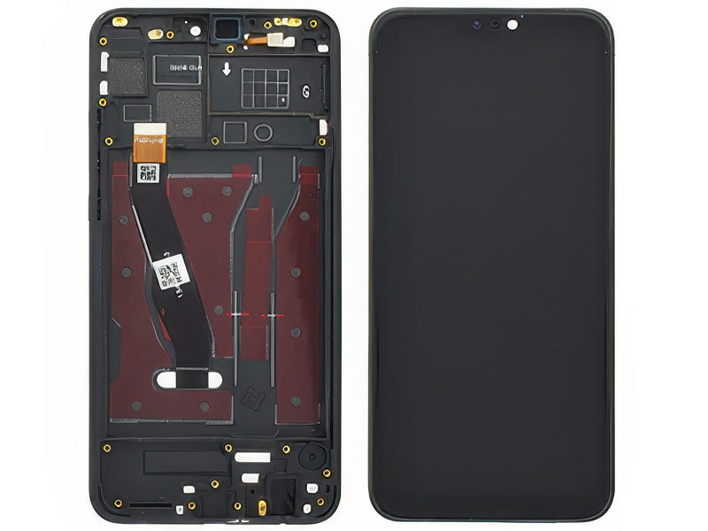 Lcd + Touchscreen + Frame + Tasti Laterali Nero per Honor View 10 Lite