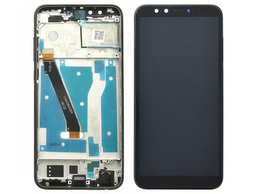 Lcd + Touch Screen + Frame + Tasti Laterali Nero per Honor 9 Lite