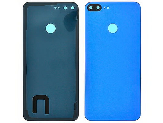 Cover Batteria + Vetrino Camera + Adesivo Blu per Honor 9 Lite
