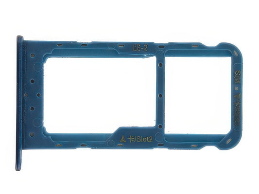 Sportello Sim Card/SD Card + Alloggio Blu per Honor 9 Lite