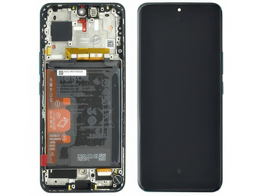 Lcd + Touch Screen + Frame + Batteria Emerald Verde per Honor 90
