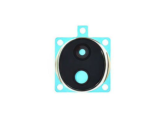Cover Camera Superiore + Vetrino Diamond Argento per Honor 90