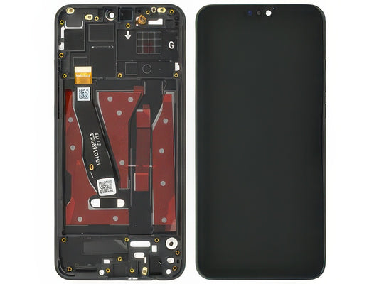 Lcd + Touchscreen + Frame + Tasti Laterali Nero per Honor 9X Lite