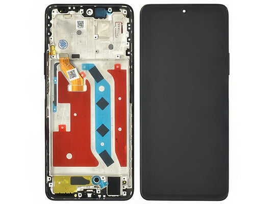 Lcd + Touchscreen + Frame + Tasto Volume Midnight Nero per Honor Magic 4 Lite 4G