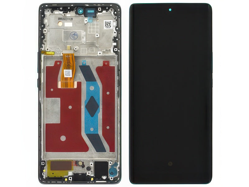 Lcd + Touchscreen + Frame + Tasti Laterali Emerald Verde per Honor Magic 5 Lite 5G
