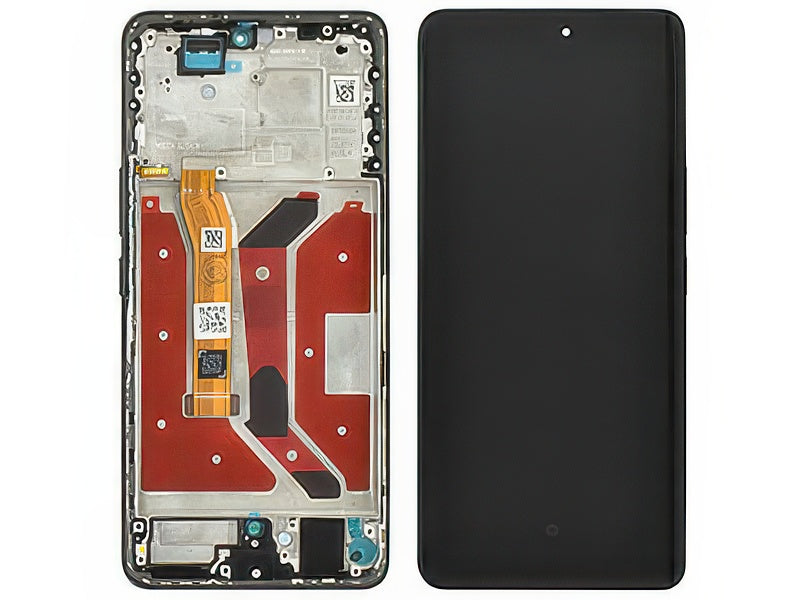 Lcd + Touch Screen + Frame + Tasti Laterali Titanium Black per Honor Magic 7 Lite 5G