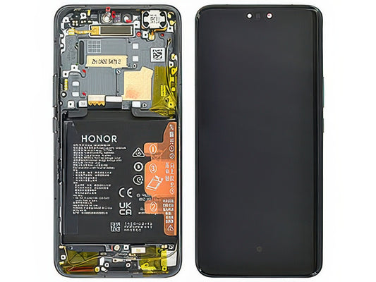 Lcd + Touch Screen + Frame + Batteria Nero per Honor Magic 6 Pro 5G
