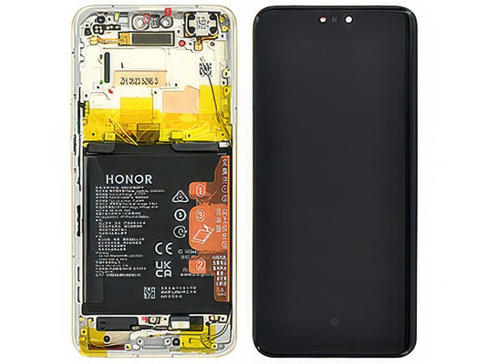Lcd + Touch Screen + Frame + Batteria Epi Verde per Honor Magic 6 Pro 5G