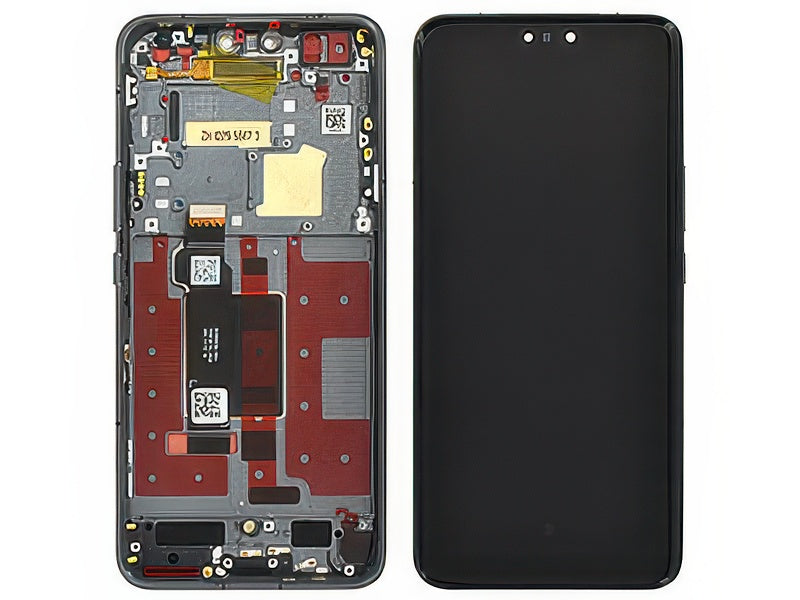 Lcd + Touch Screen + Frame + Tasti Laterali Epi Verde per Honor Magic 6 Pro 5G