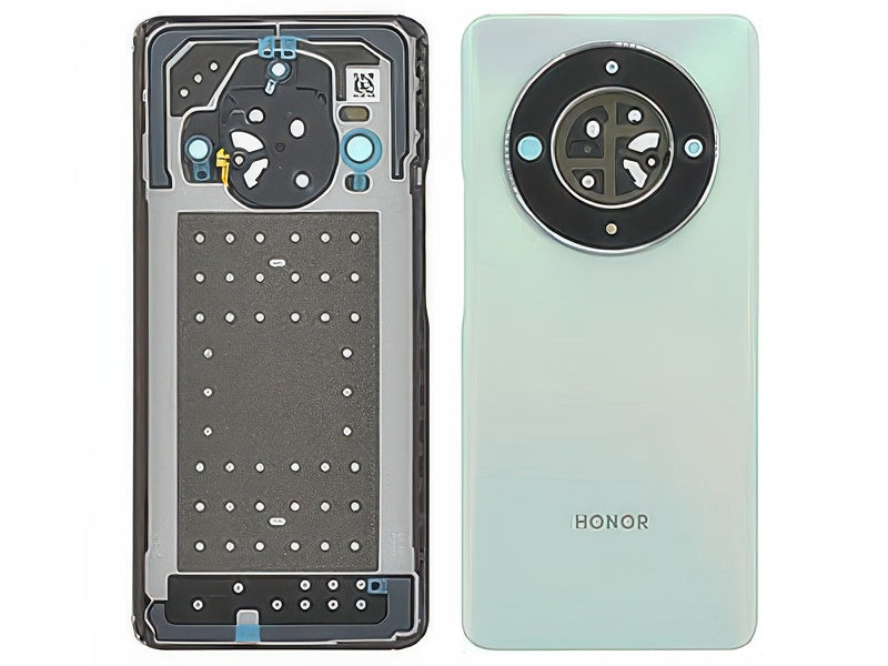 Cover Batteria + Vetrino Camera + Adesivi Jade Cyan per Honor Magic 6 Lite 5G