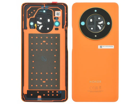 Cover Batteria + Vetrino Camera + Adesivi Sunrise Arancione per Honor Magic 6 Lite 5G