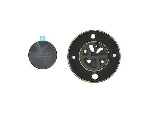 Cover Camera + Vetrino + Adesivi Midnight Nero per Honor Magic 6 Lite 5G