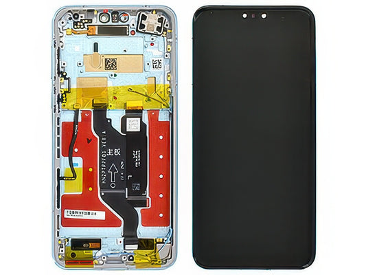 Lcd + Touch Screen + Frame + Tasti Laterali Breeze Blu per Honor Magic 7 Pro 5G