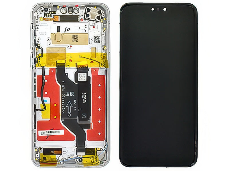 Lcd + Touch Screen + Frame + Tasti Laterali Lunar Shadow Grigio per Honor Magic 7 Pro 5G