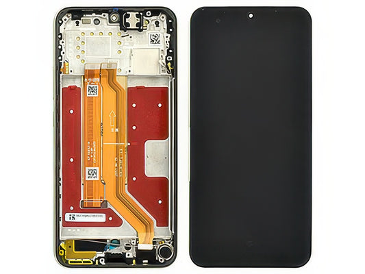 Lcd + Touch Screen + Frame + Tasti Laterali Forest Verde per Honor Magic8 Lite 5G