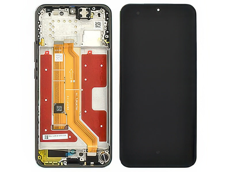 Lcd + Touch Screen + Frame + Tasti Laterali Midnight Nero per Honor Magic8 Lite 5G
