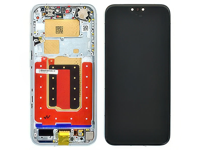 Lcd + Touch Screen + Frame + Tasti Laterali Sky Cyan per Honor Magic8 Pro 5G
