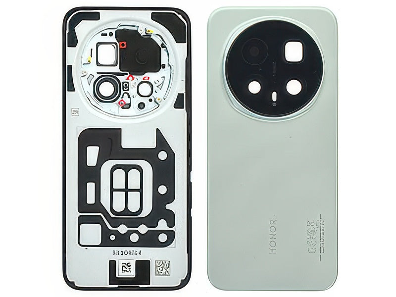Cover Batteria + Vetrino Camera + Adesivi Sky Cyan per Honor Magic8 Pro 5G