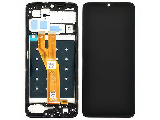 Lcd + Touch Screen + Frame Midnight Nero per Honor X5c Plus