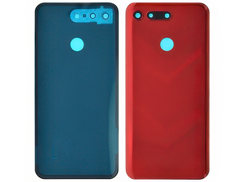 Cover Batteria + Vetrino Camera Rosso per Honor View 20