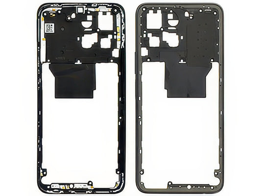 Cover Posteriore + Tasto Volume + Antenna NFC Midnight Nero per Honor X6