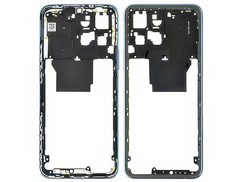 Cover Posteriore + Vetrino Camera + Tasto Volume + Antenna NFC Ocean Blu per Honor X6