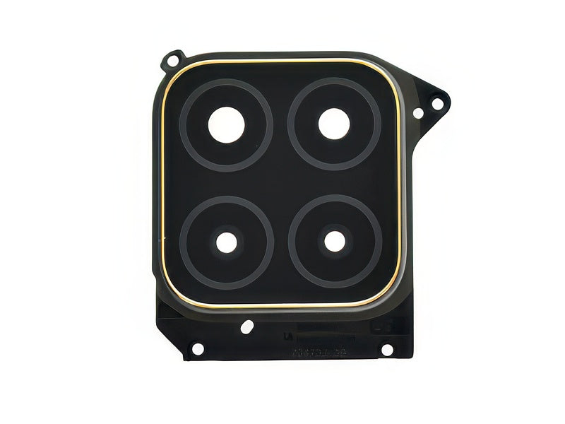Cover Camera + Vetrino + Adesivi Midnight Nero per Honor X6