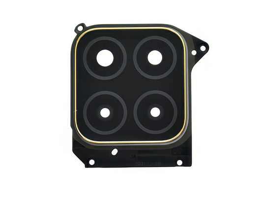 Cover Camera + Vetrino + Adesivi Midnight Nero per Honor X6