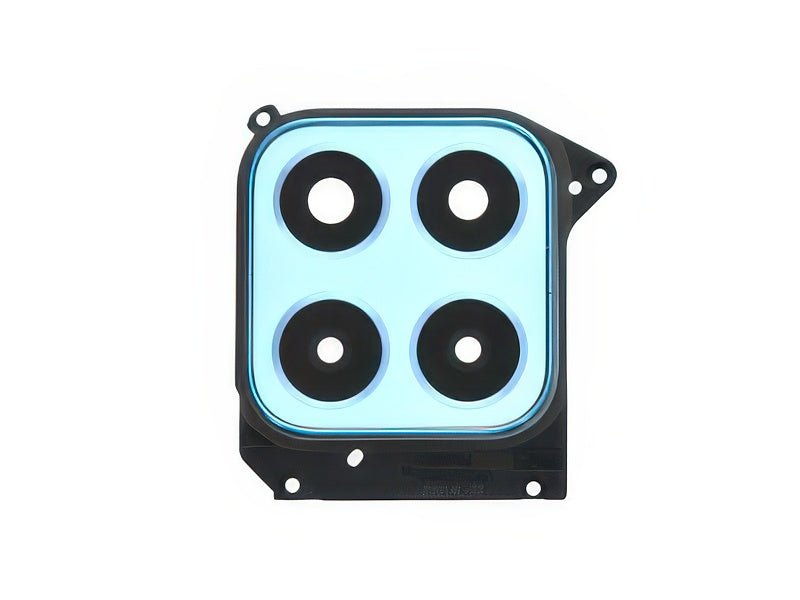 Cover Camera + Vetrino + Adesivi Ocean Blu per Honor X6