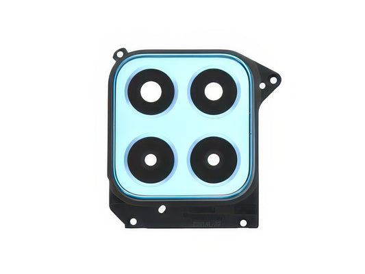 Cover Camera + Vetrino + Adesivi Ocean Blu per Honor X6