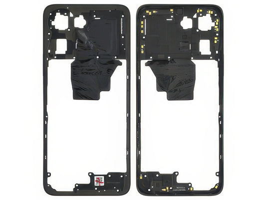 Frame + Tasto Volume Midnight Nero per Honor X6a