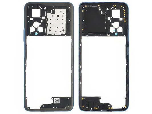 Frame + Tasto Volume Ocean Blu per Honor X7