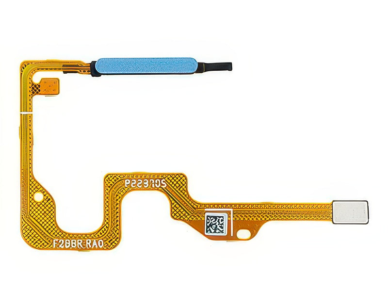 Flat Cable + Lettore Impronta Ocean Blu per Honor X7a