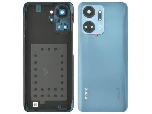 Cover Batteria + Vetrino Camera + Adesivo Ocean Blu per Honor X7a